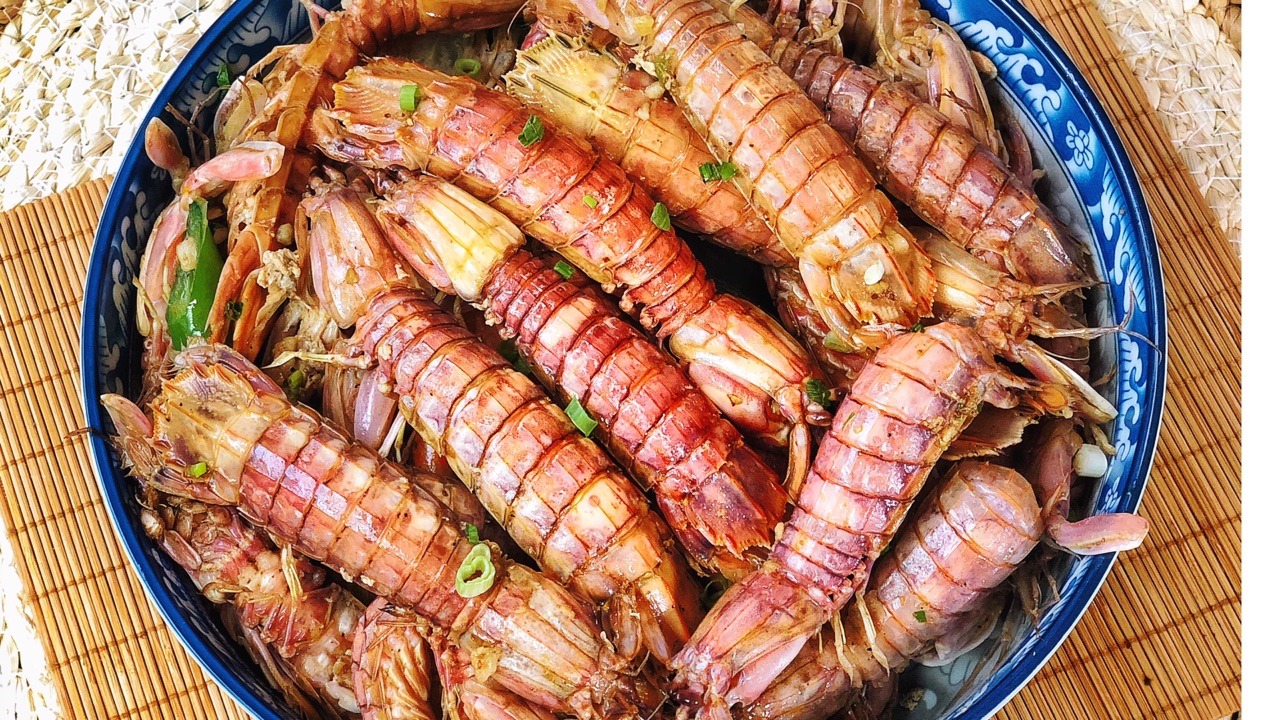 鲜香椒盐皮皮虾的做法
