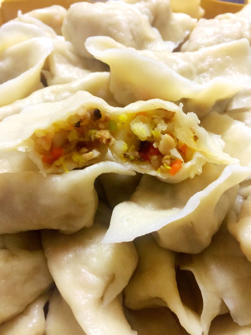 白菜香菇馅饺子