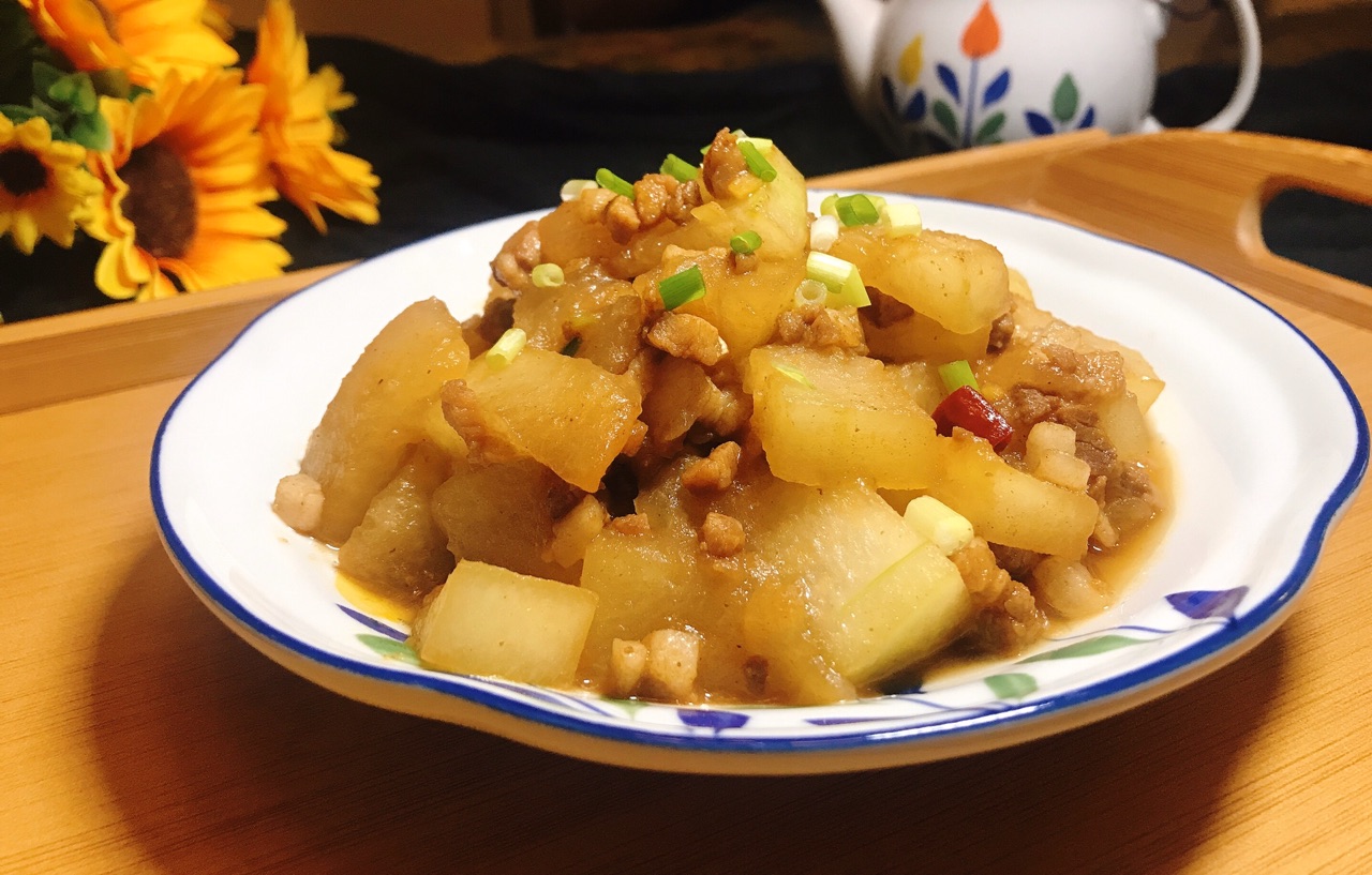 肉沫烧冬瓜