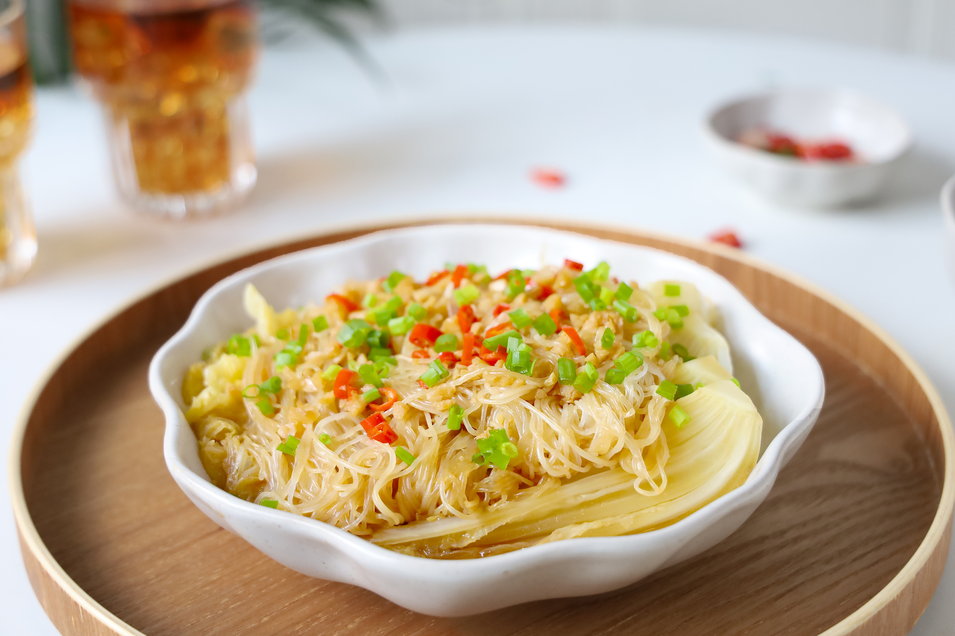 低脂少盐蒜蓉粉丝娃娃菜