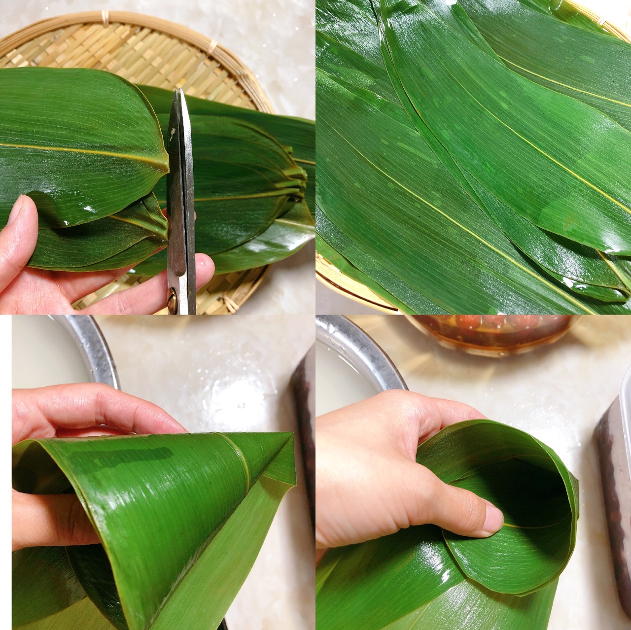 粽情肆意『蜜豆红枣粽子』|浣熊日记的做法图解5