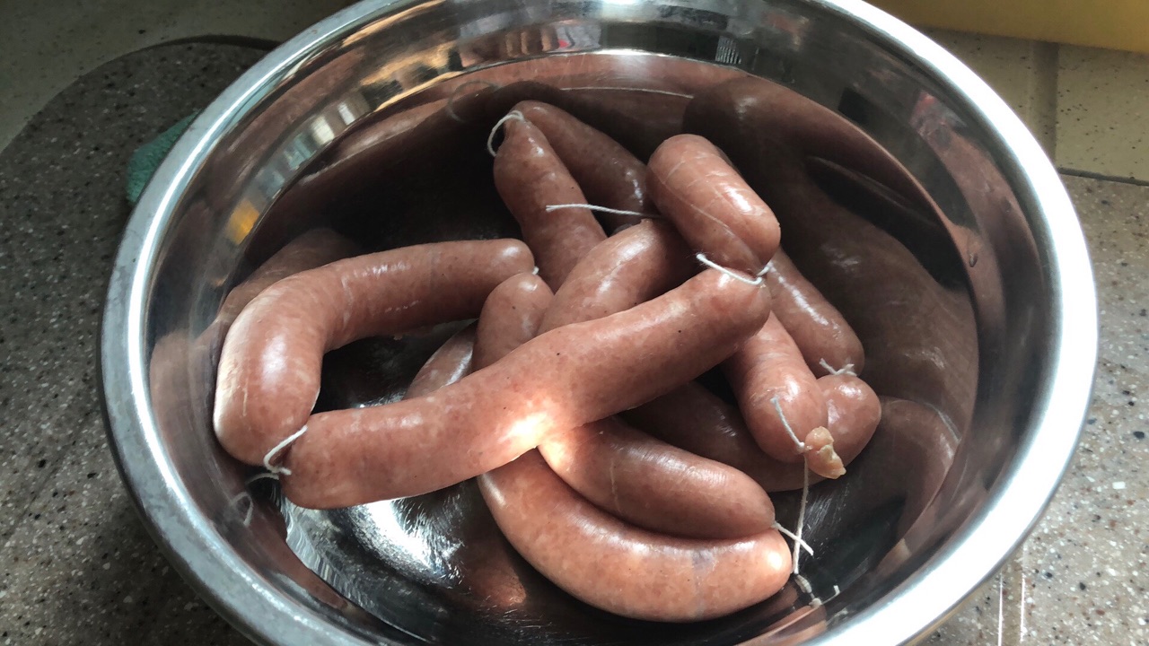 自制香肠的做法图解4