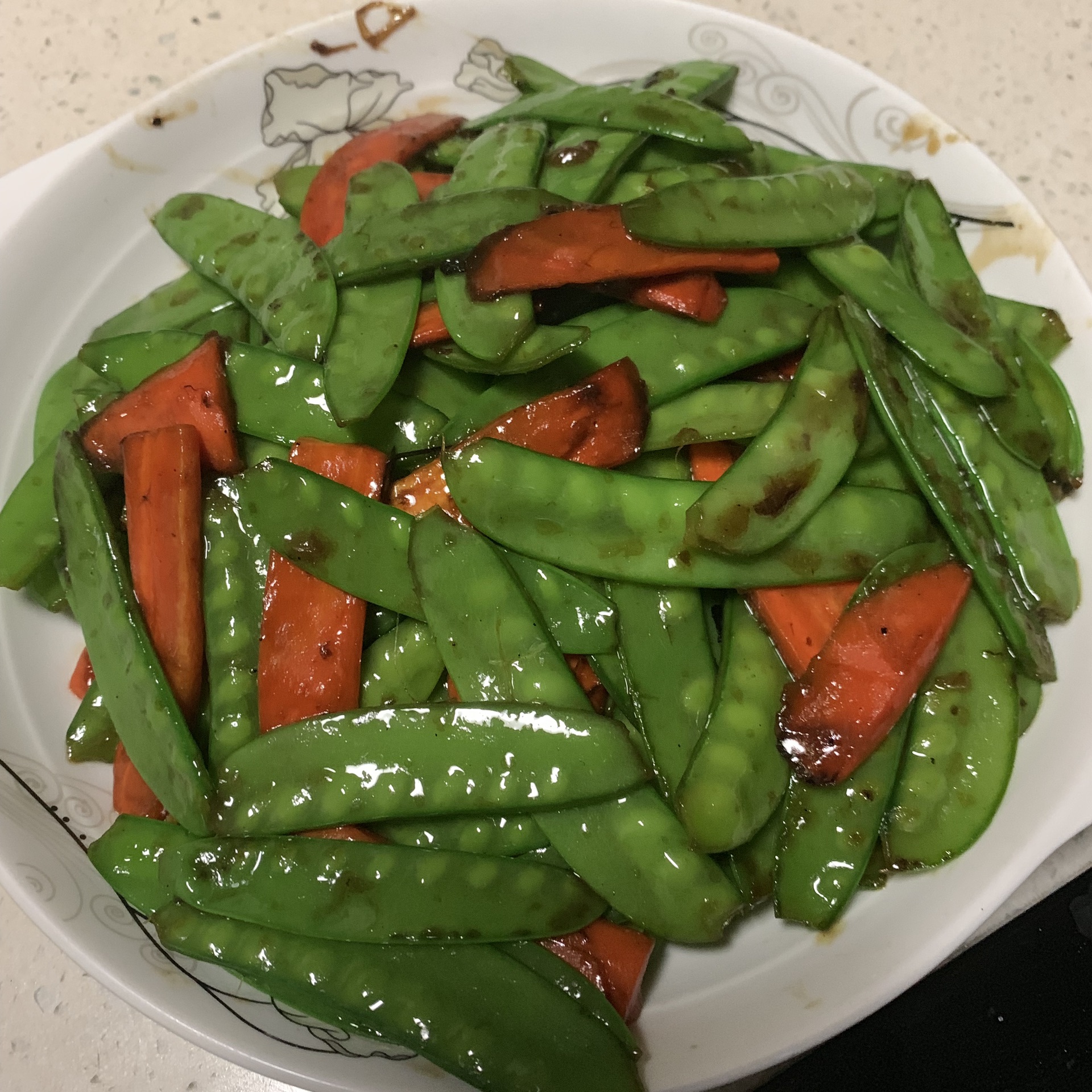 清炒荷兰豆的做法