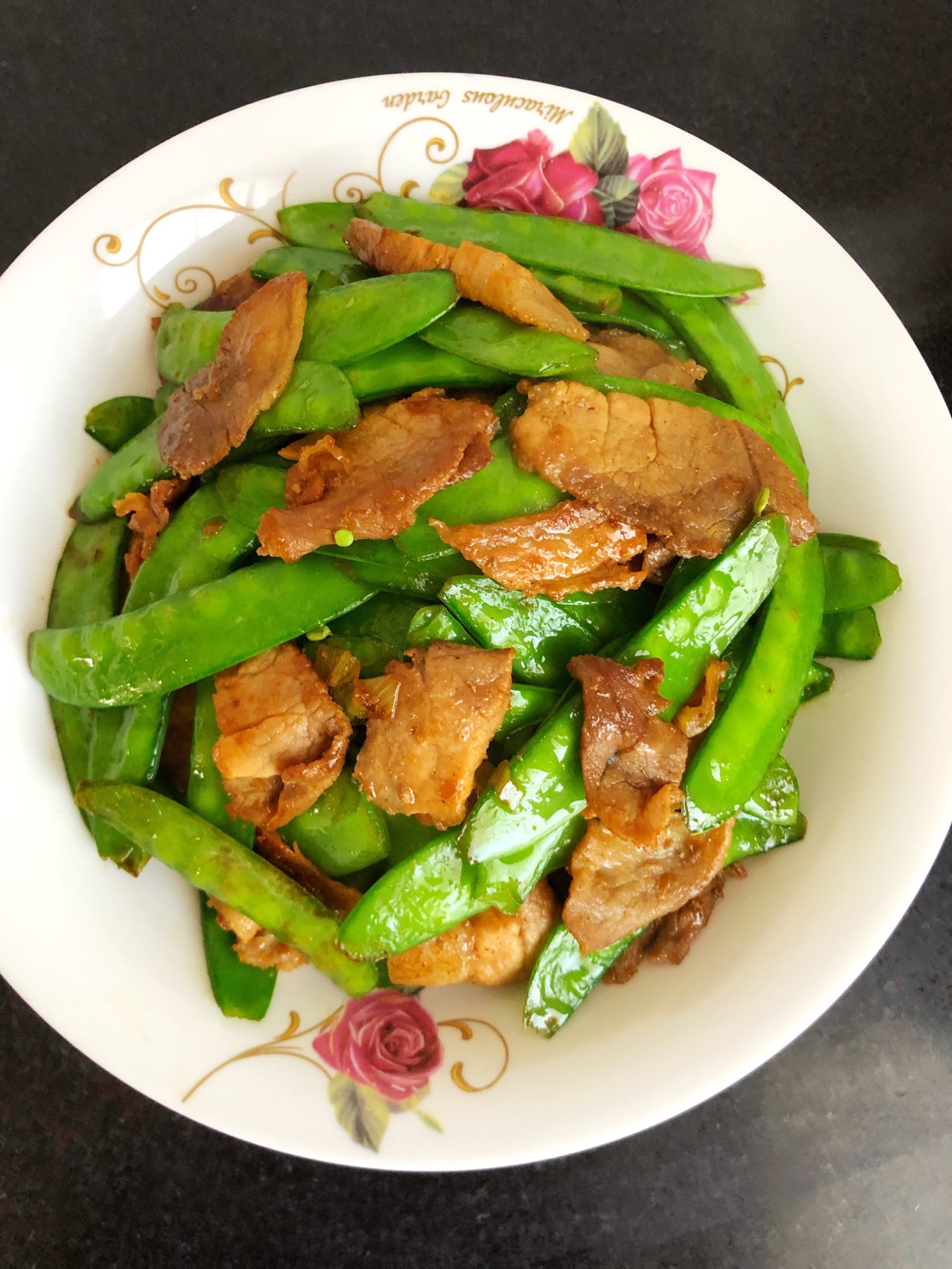 肉炒荷兰豆