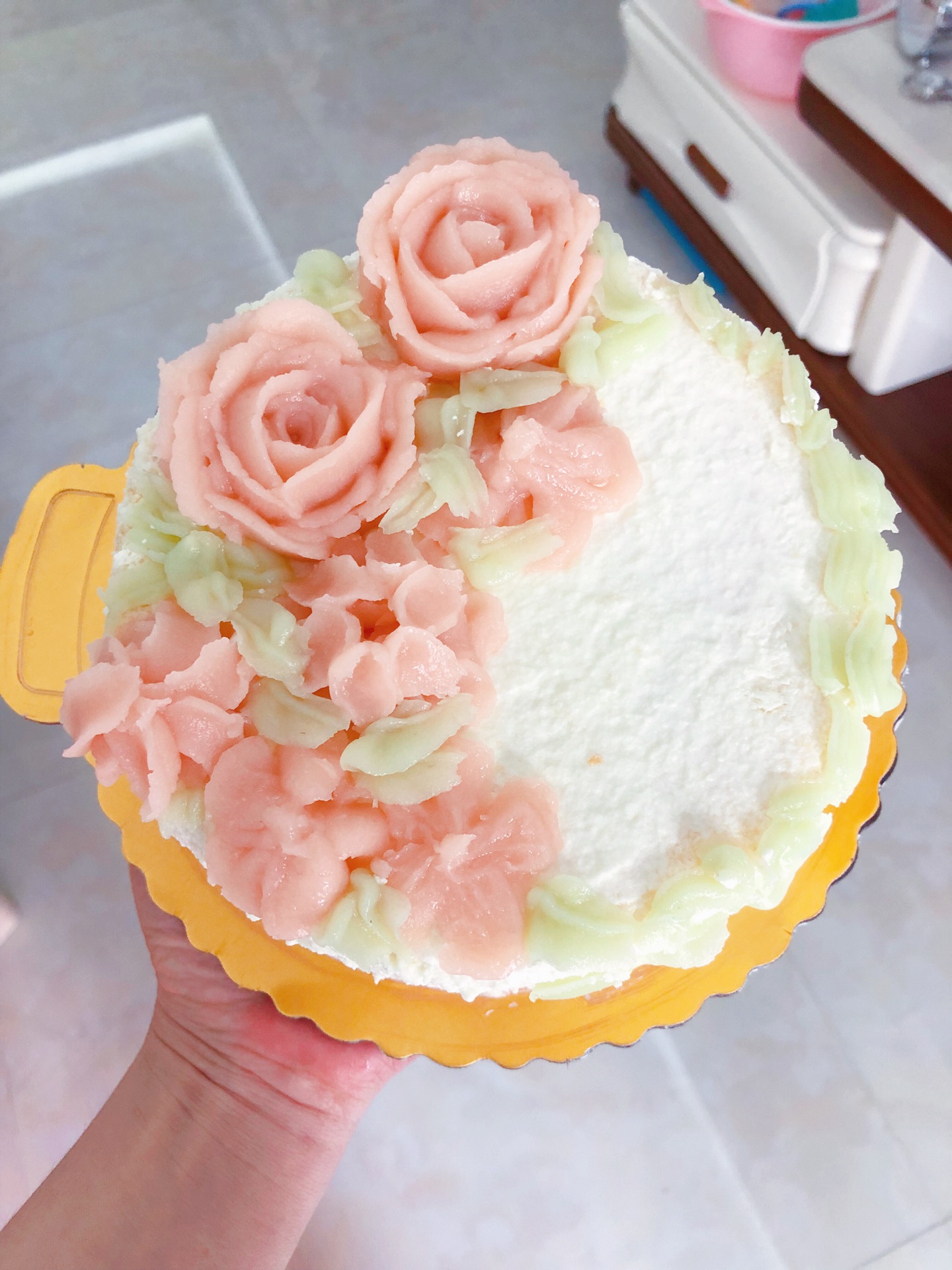 蛋糕裱花的做法图解11