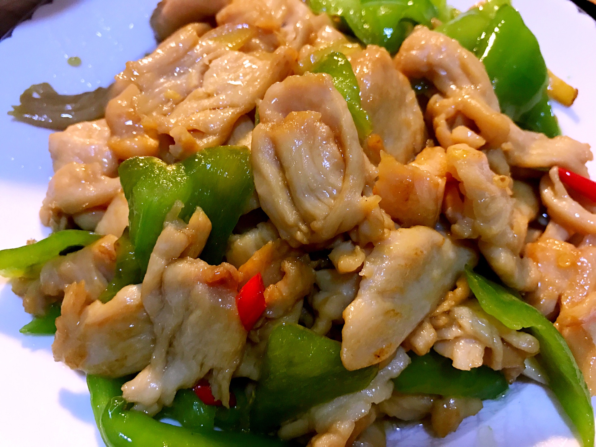 青椒鸡片