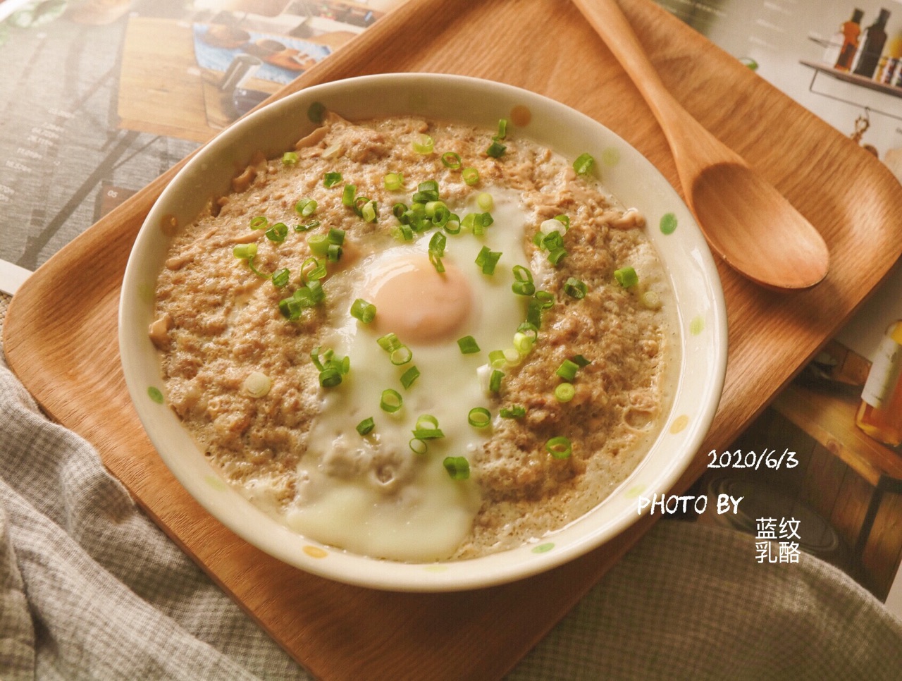 肉饼蒸蛋
