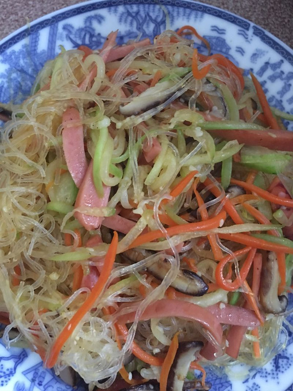 节瓜炒粉丝的做法