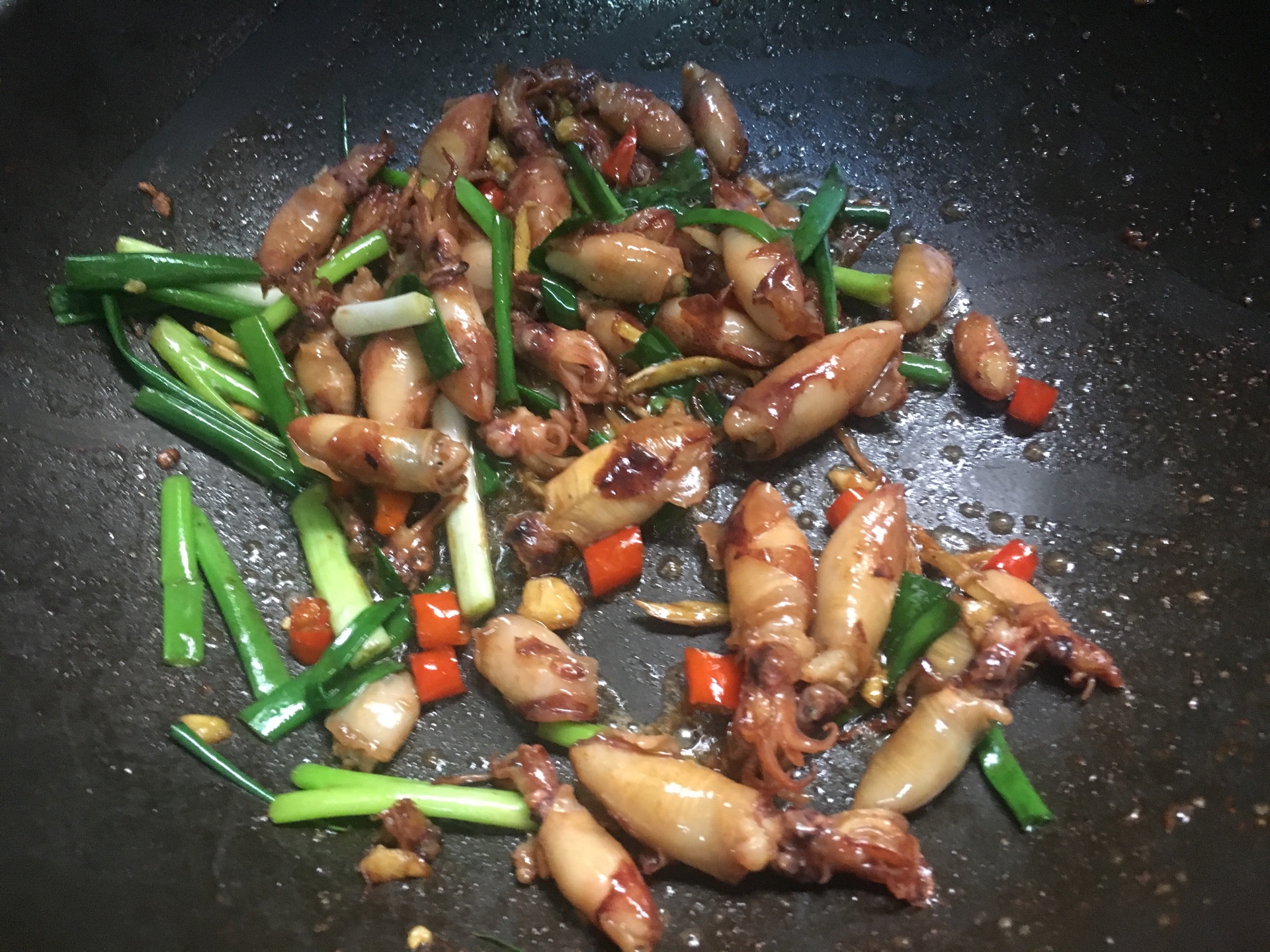 姜葱鱿鱼仔