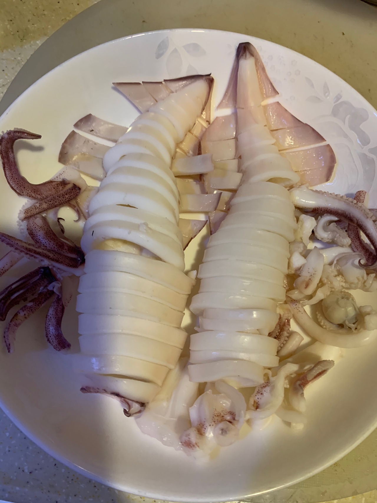 白灼鱿鱼