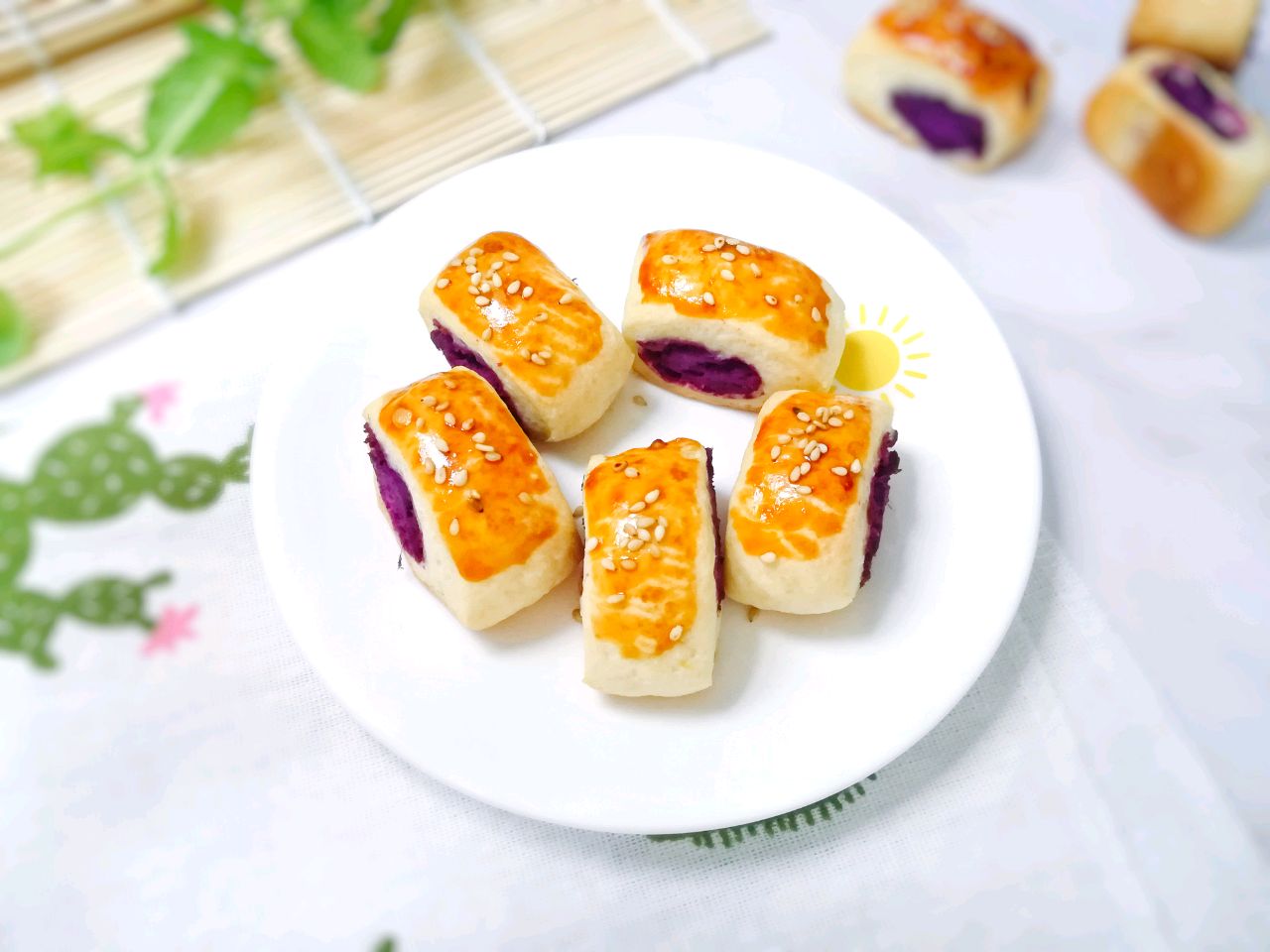 12m 香软紫薯点心,简单无难度零失败:宝宝辅食营养食谱菜谱