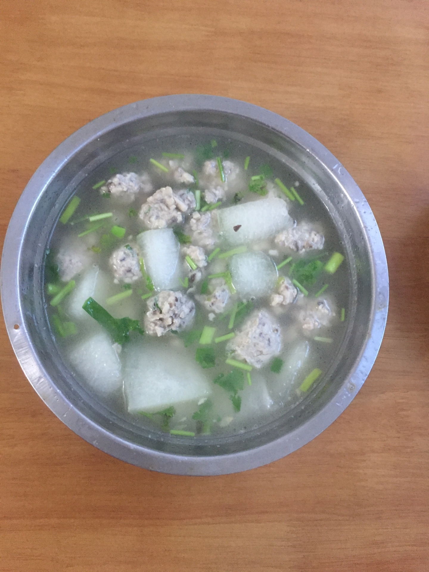 清淡冬瓜香菇肉丸汤