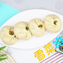 雪菜馅包子