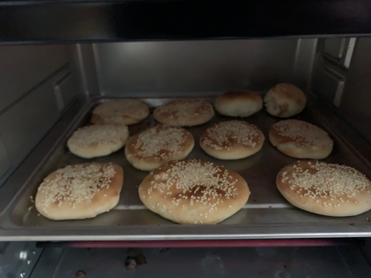 烤烧饼的做法
