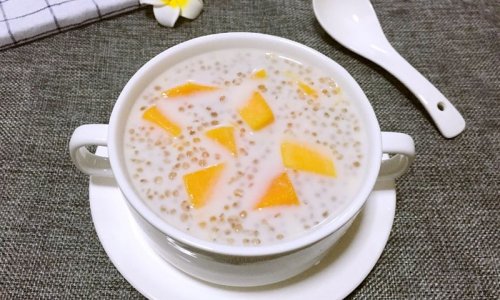 芒果椰汁西米露的做法
