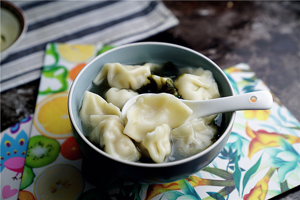 番茄鲜肉汤饺