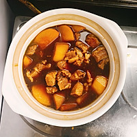 柱侯酱萝卜焖牛腩