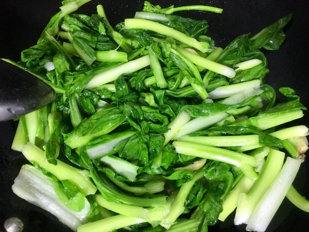 清炒菜心的做法