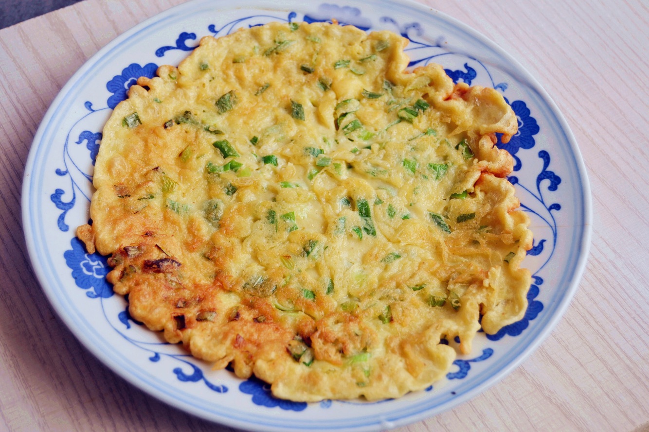 葱花鸡蛋饼