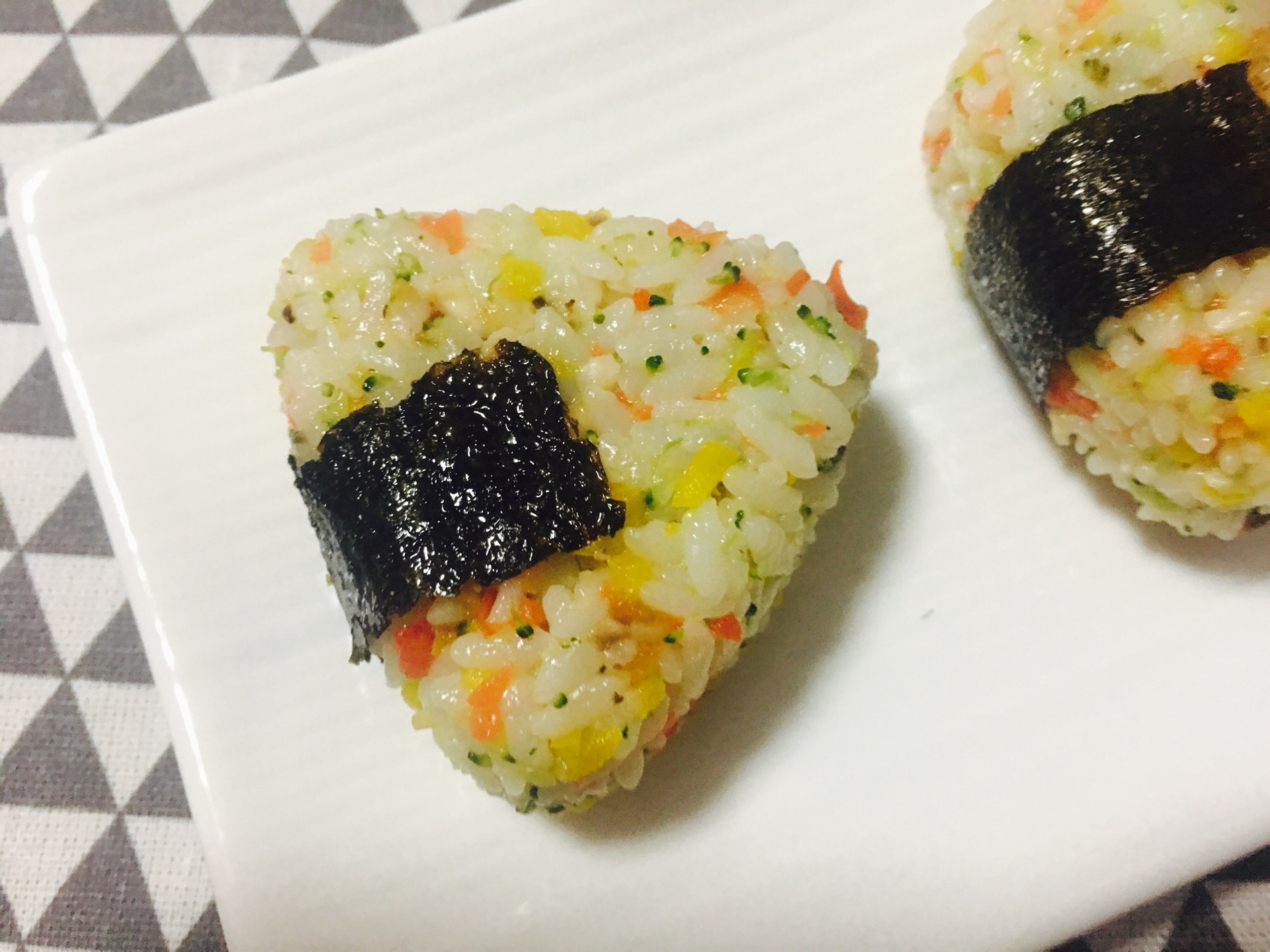 蔬菜饭团的做法