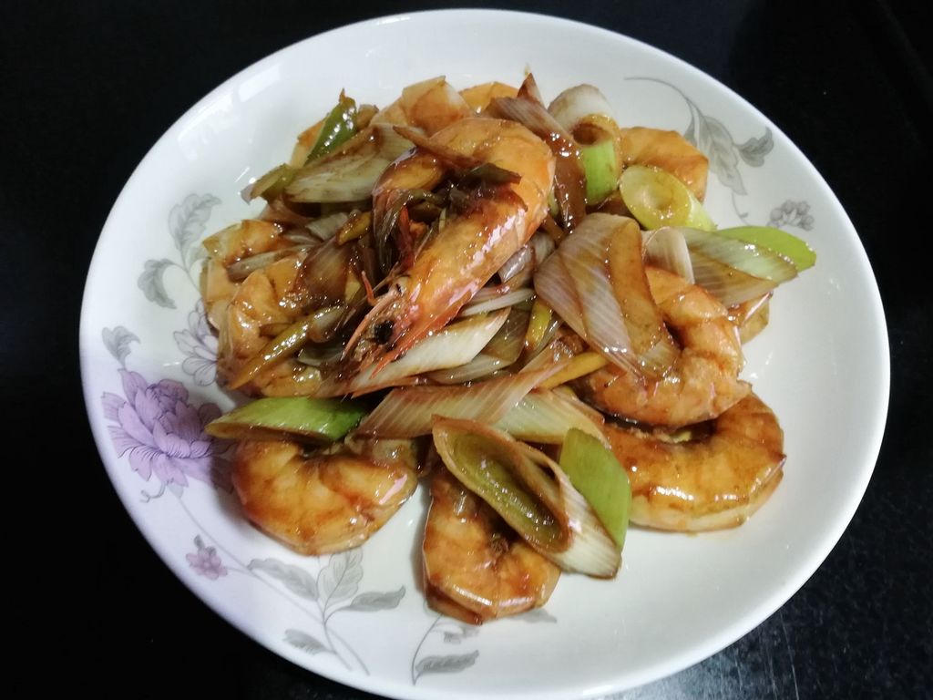 葱烧大虾