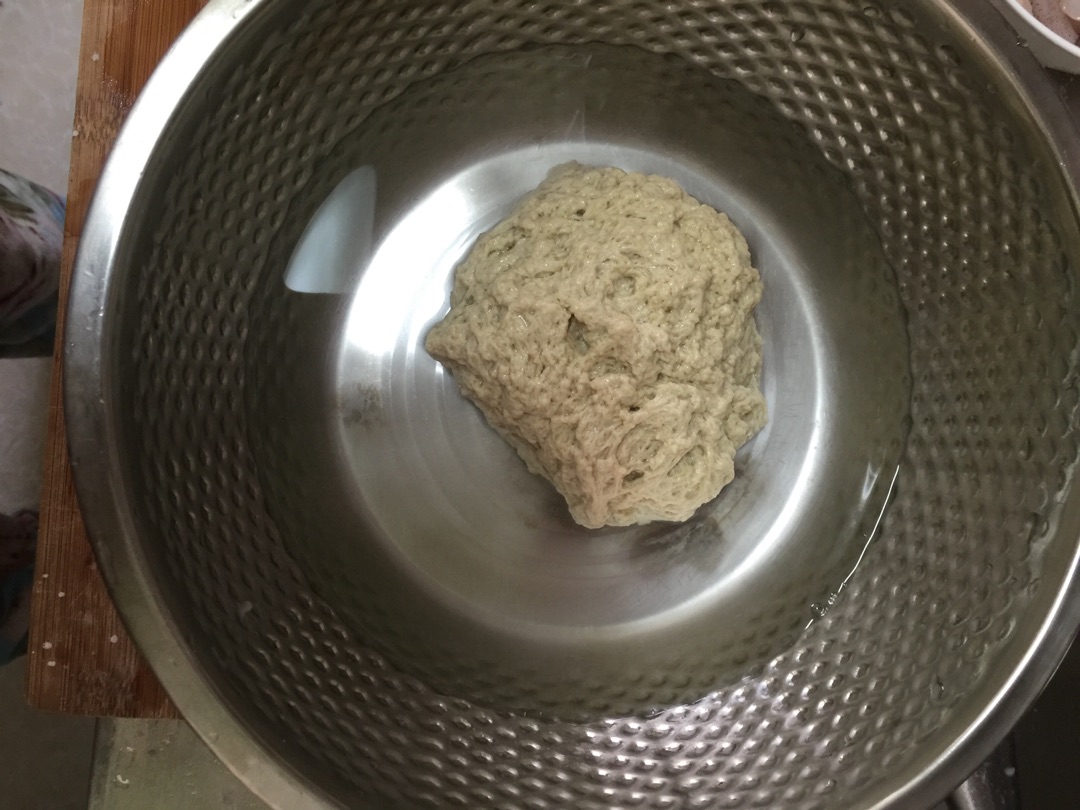 自制凉皮,面筋