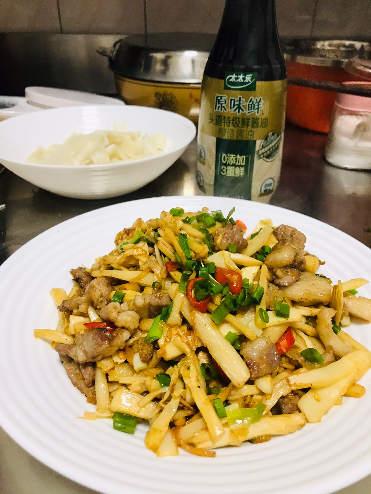 鲜竹笋炒肉