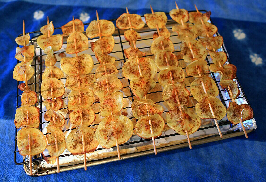 烧烤土豆片用什么切更薄