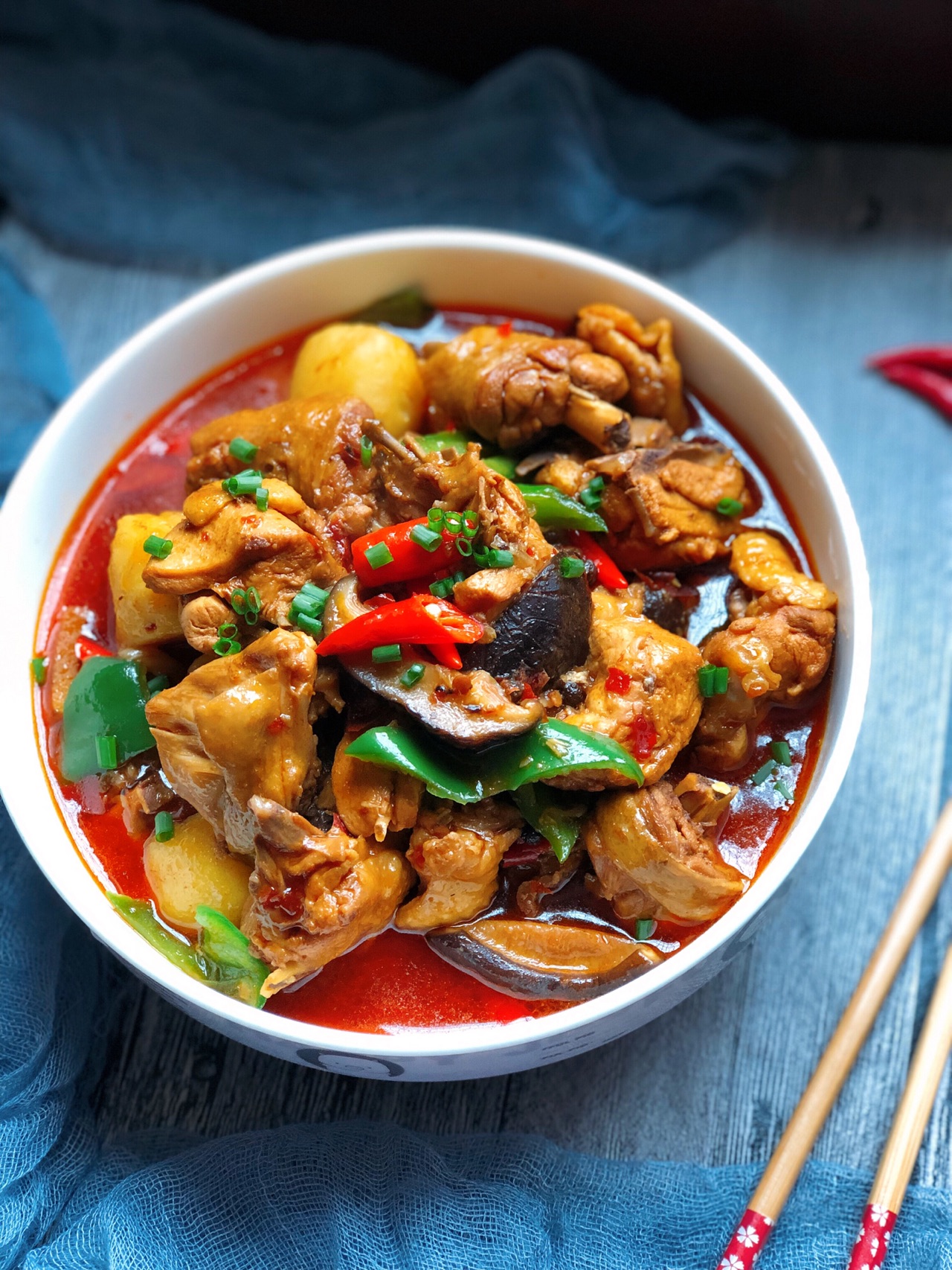香菇土豆烧鸡
