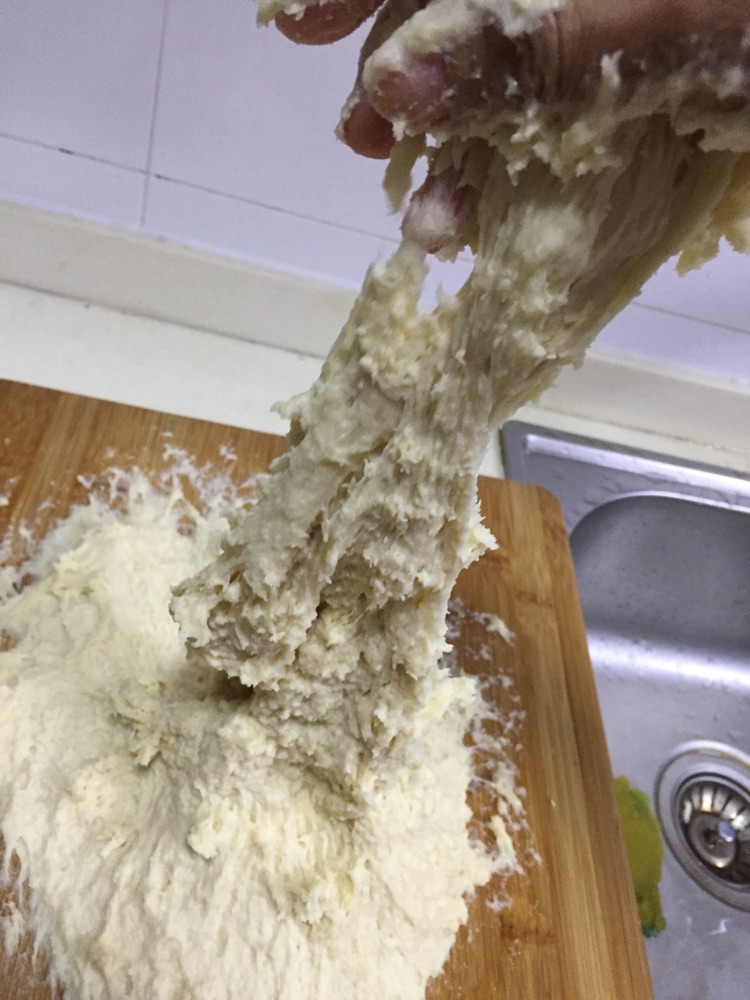纯手工揉面做的【淡奶油吐司】的做解11