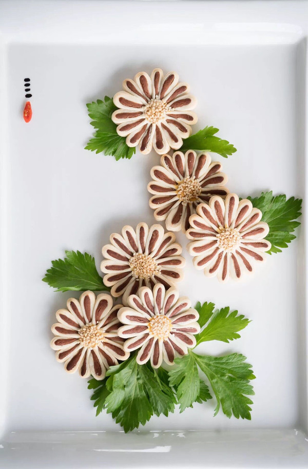 【中式糕点】菊花酥饼
