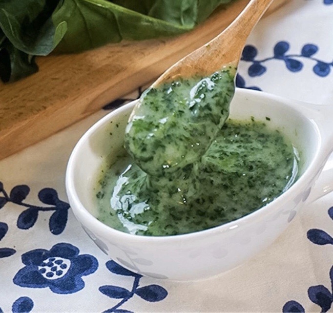 7个月宝宝菠菜泥米糊