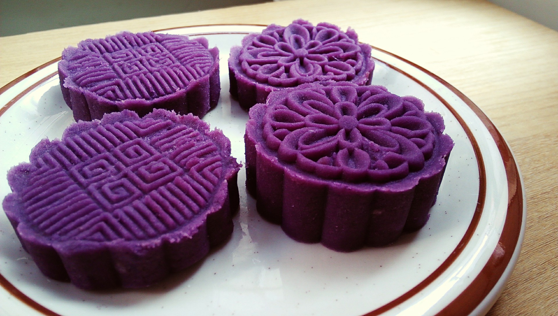 美食达人教你如何做紫薯糯米糕, 好看好吃做法还简单视频