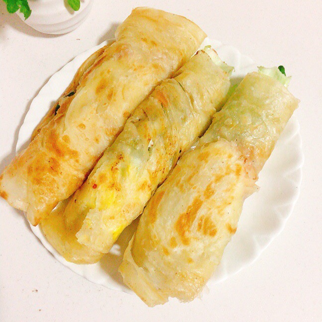 鸡蛋手抓饼