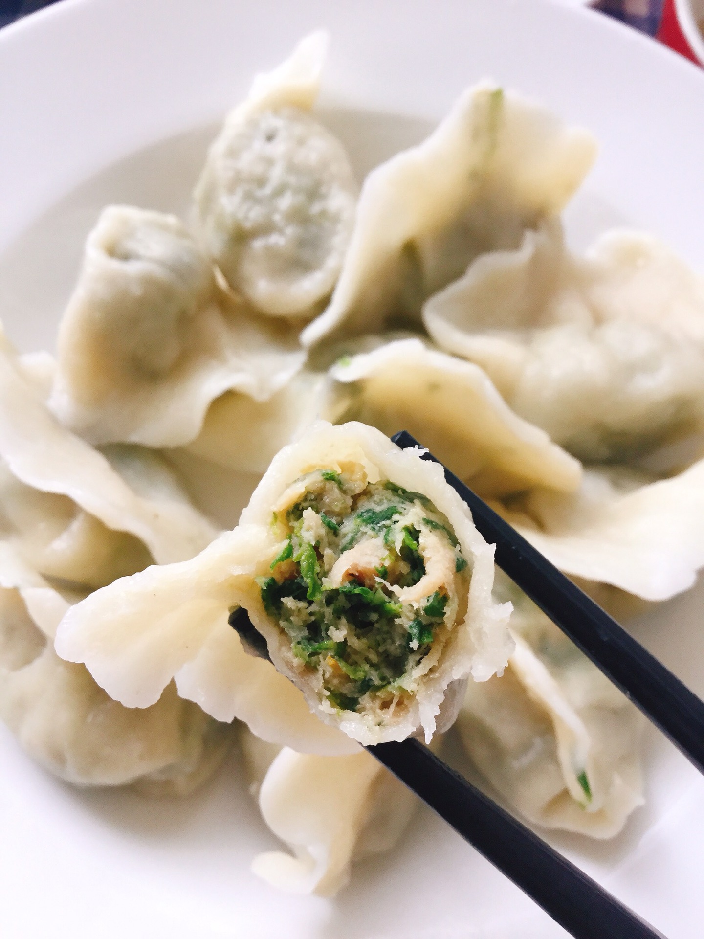 荠菜鲜肉饺子的做法