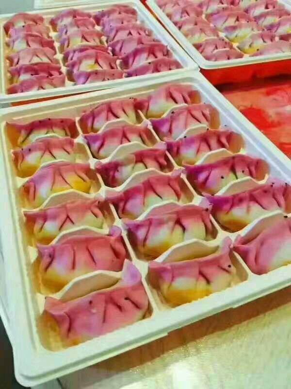 多彩儿童饺子