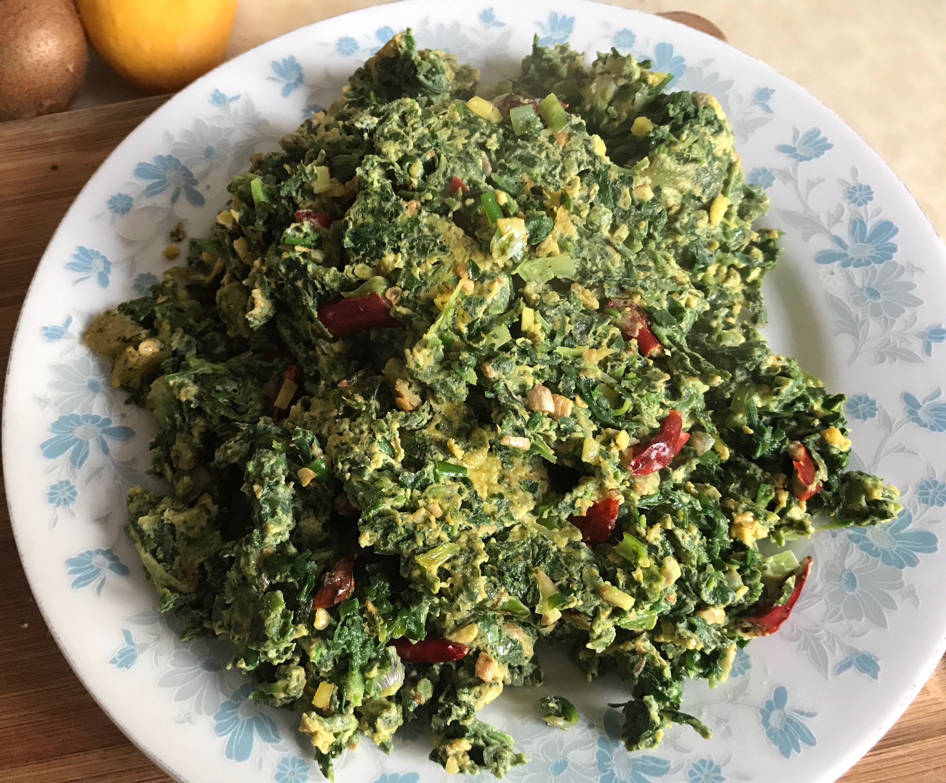 野菜炒鸡蛋