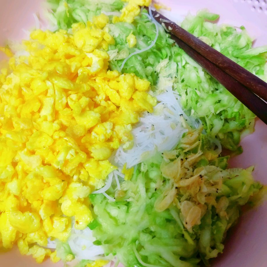 角瓜鸡蛋粉丝饼