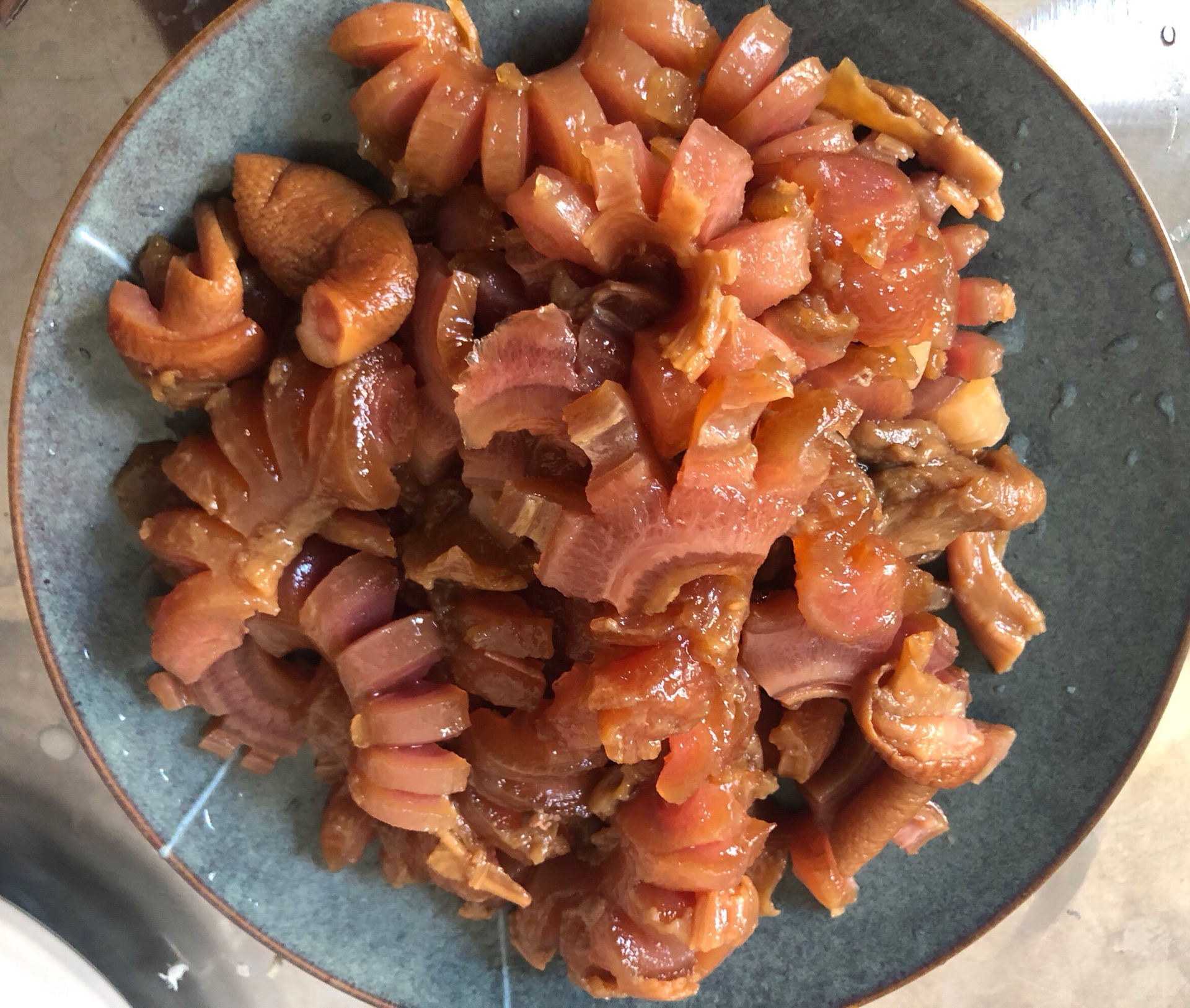 黄焖牛鞭的做法图解4