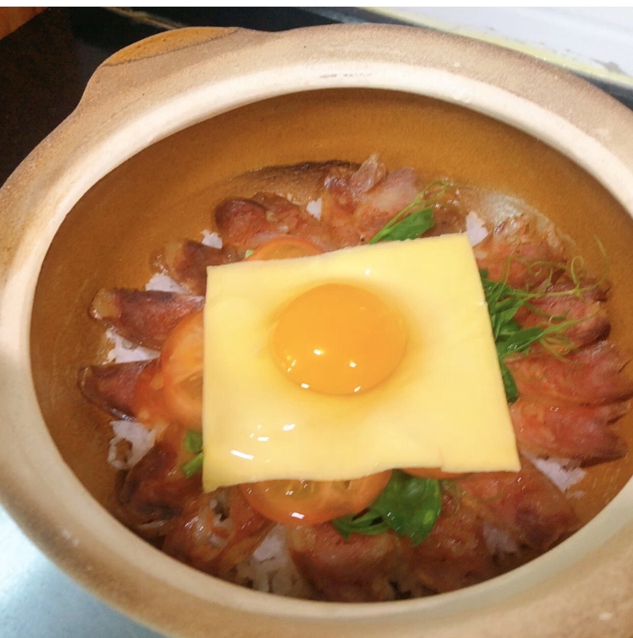 腊味芝士煲仔饭的做法
