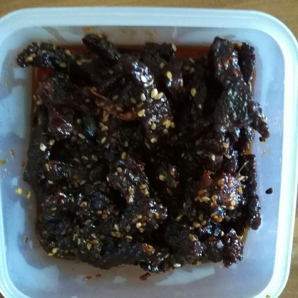 零失败天椒麻辣牛肉干#德国miji爱心菜
