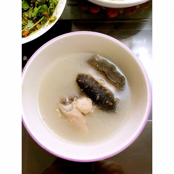 海参排骨汤
