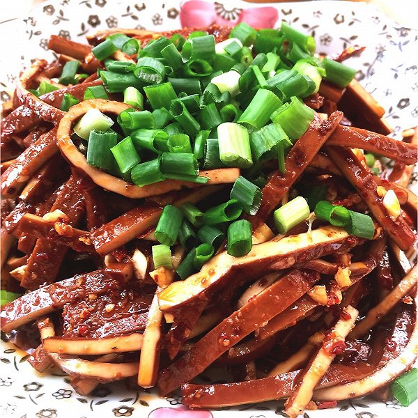 凉拌豆腐干~麻辣豆腐干 兰花丝