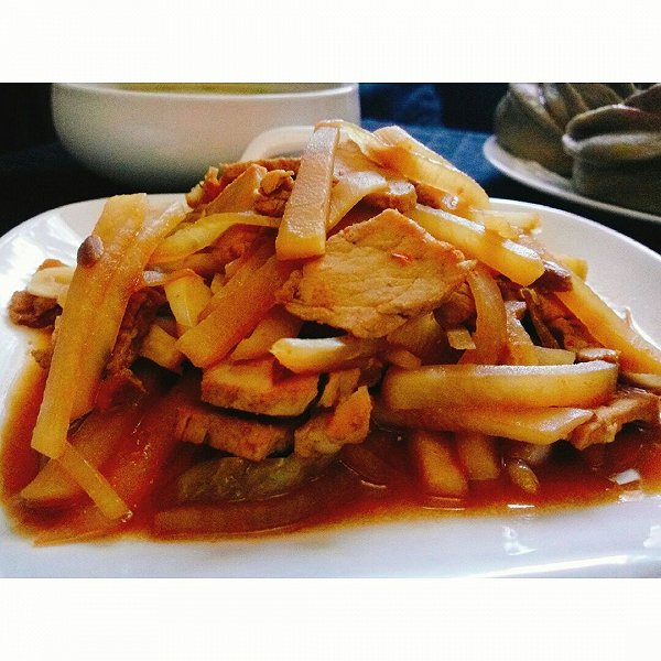 萝卜肉片