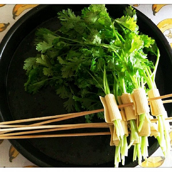 豆皮香菜