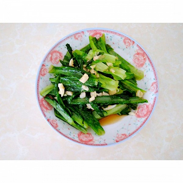 蒜蓉蚝油炒油麦菜