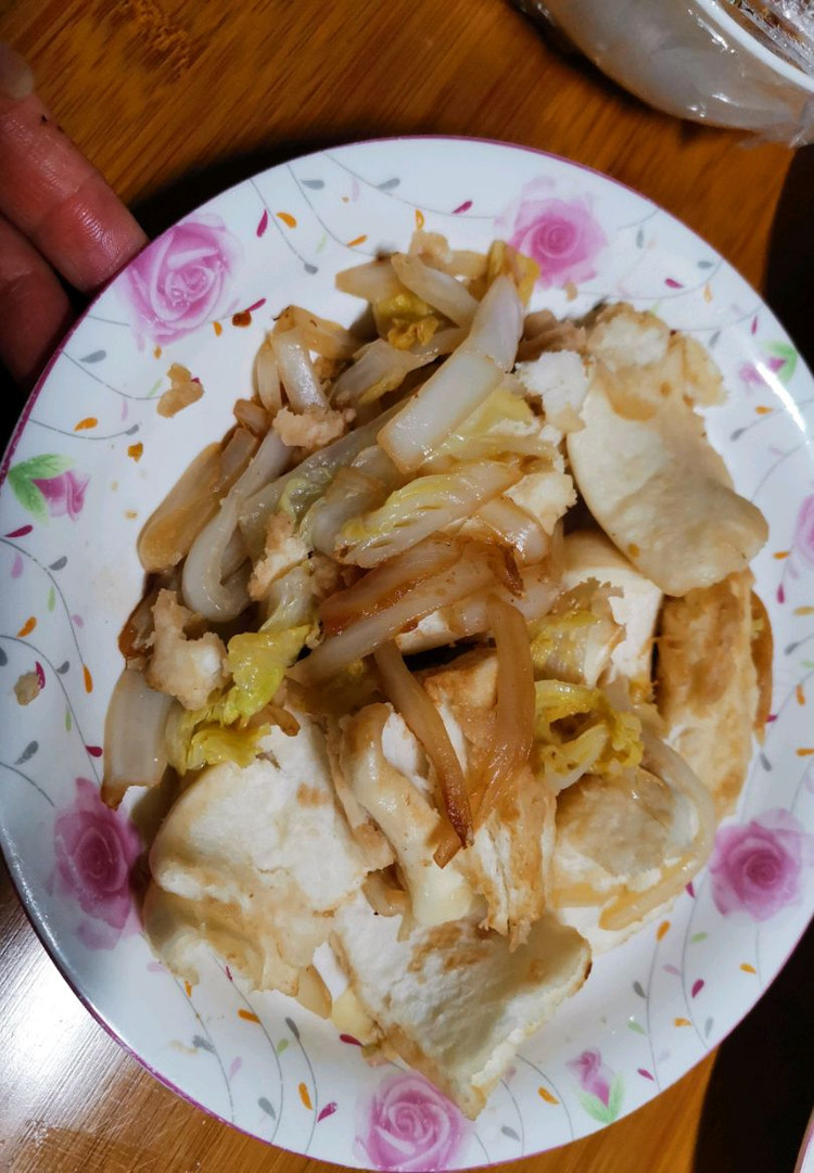 白菜烩馒头
