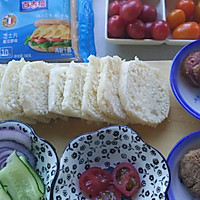 佩琪牙签三明治 5分钟搞定美味#百吉福食尚达人#的做法图解1