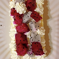 #美食视频挑战赛#火龙果裸蛋糕的做法图解5