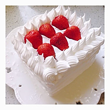奶油草莓蛋糕•超简单方法